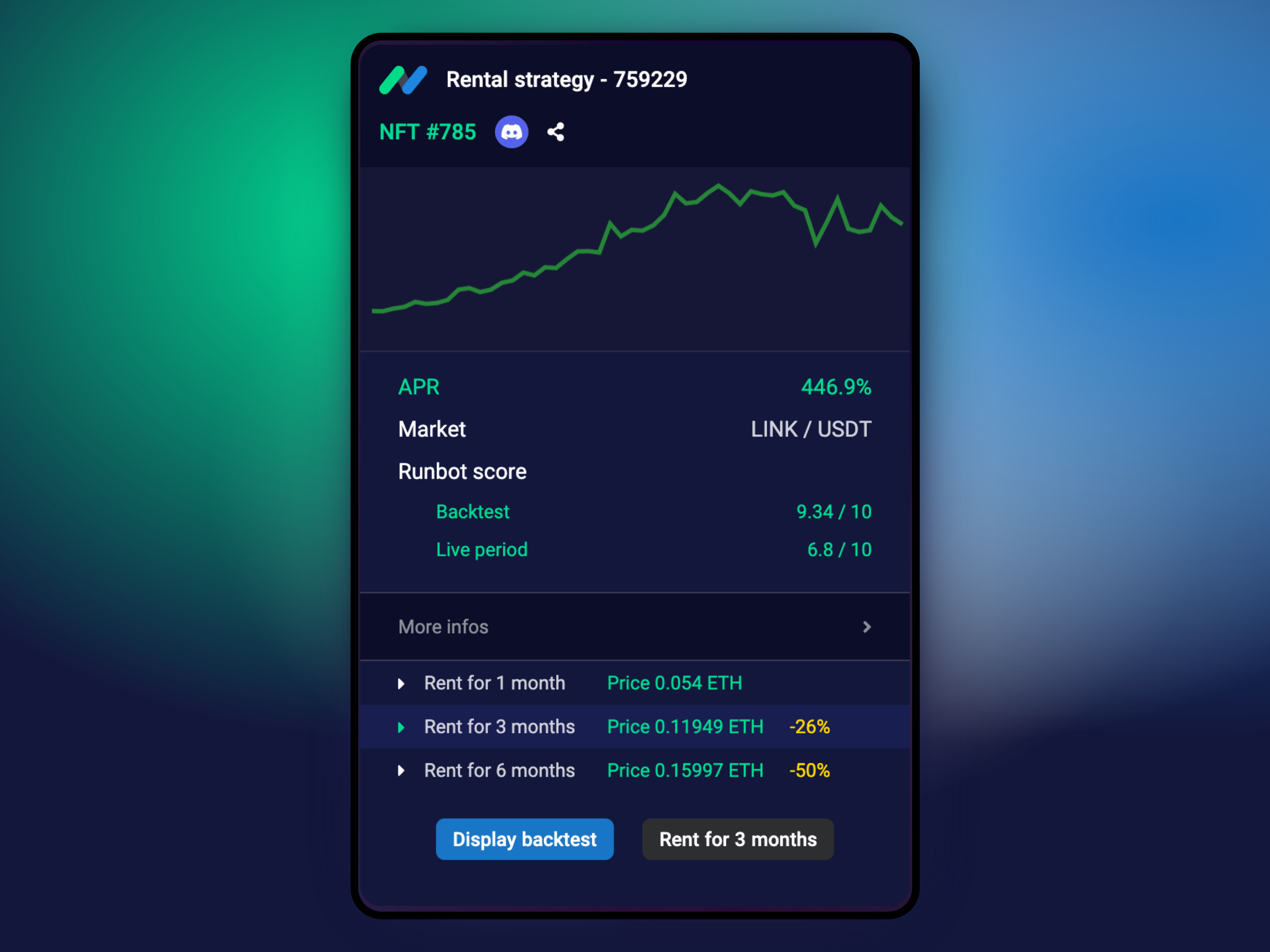 This is a trading bot strategy runbot nft